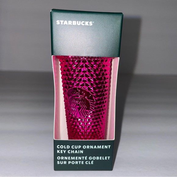 Starbucks Accessories - NWT Starbucks Sangria Cold Cup Ornament Keychain